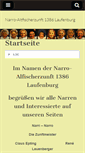 Mobile Screenshot of narro-altfischerzunft.de